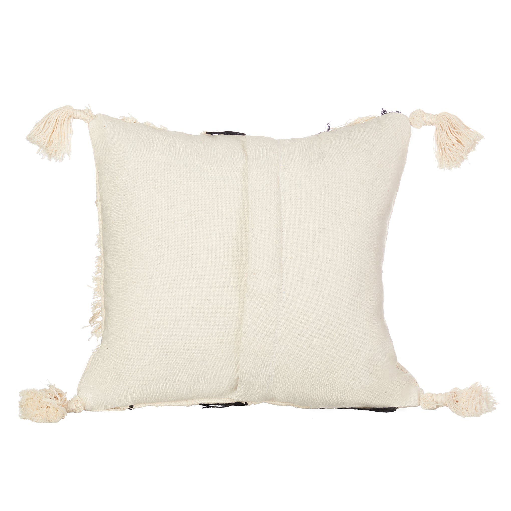 Black & white Fringes Cushion