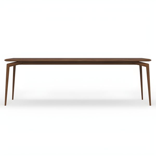 Walnut Rectangular Solid Wood Dining Table