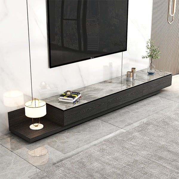 Modern Extendable Wooden TV Cabinet Console